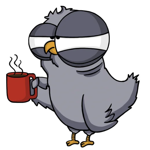 🙁 Стикер «Воробушек» для Telegram