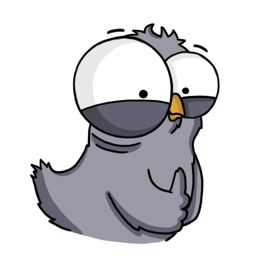 👍 Стикер «Воробушек» для Telegram