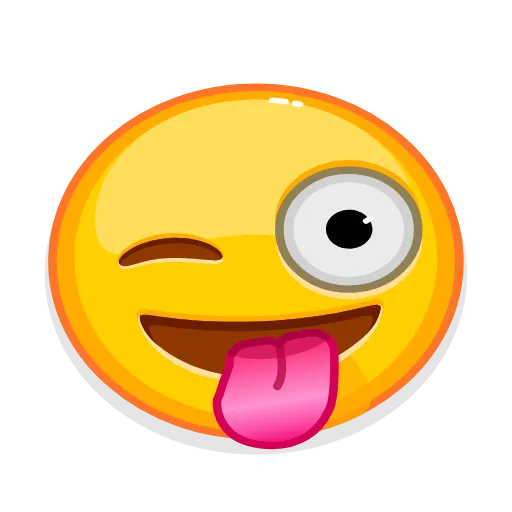 😜 Стикер «Crazy Emoji» для Telegram