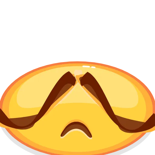 😟 Стикер «Crazy Emoji» для Telegram