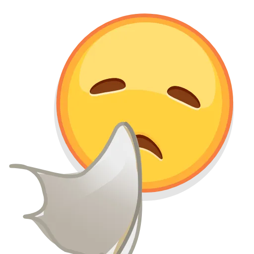 🤧 Стикер «Crazy Emoji» для Telegram