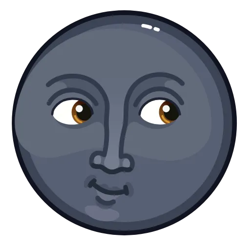 🌚 Стикер «Crazy Emoji» для Telegram