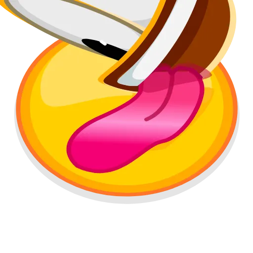 🤪 Стикер «Crazy Emoji» для Telegram