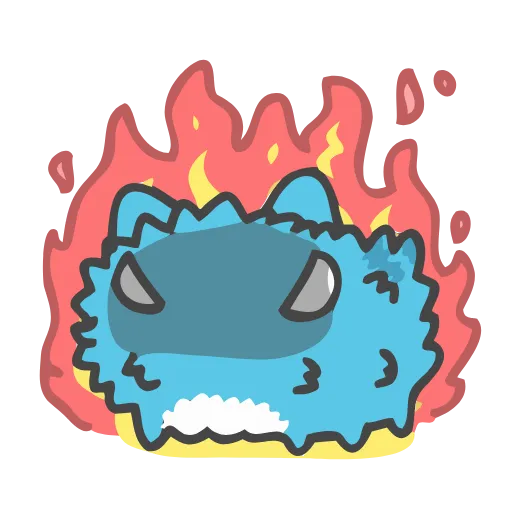 😡 Стикер «CrazyCapoo» для Telegram