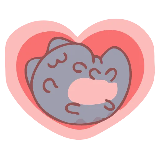 ❤️ Стикер «CrazyCapoo» для Telegram