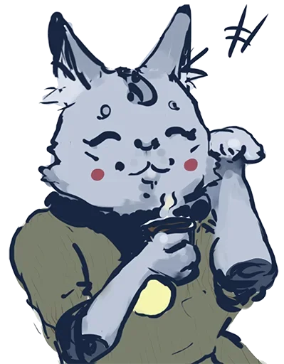 😜 Стикер «Crazy Cats» для Telegram