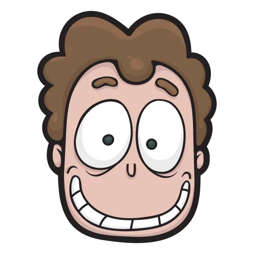 🤪 Стикер «Crazy Guy» для Telegram