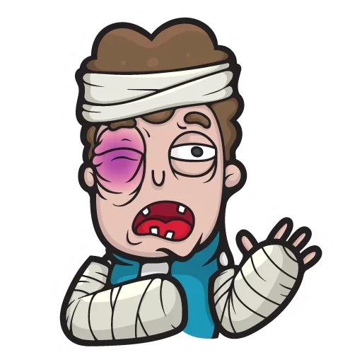 🤪 Стикер «Crazy Guy» для Telegram