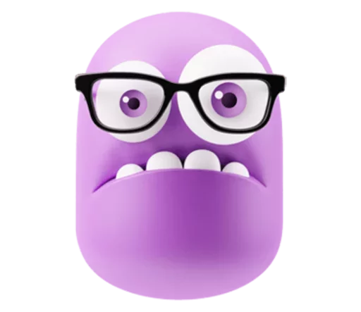 🤓 Стикер «Сумасшедшая Таблетка» для Telegram