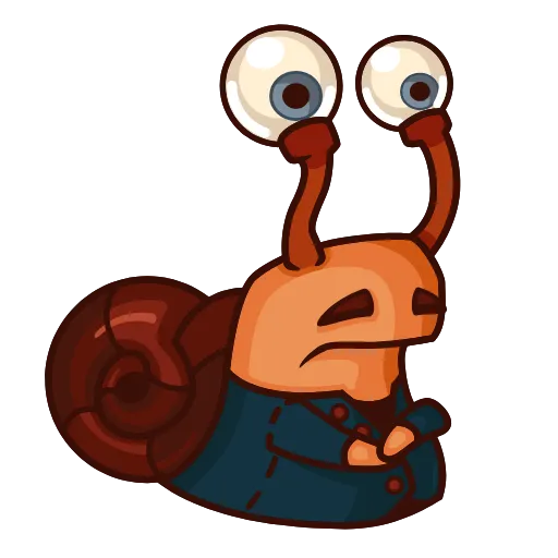 😞 Стикер «Crazy Snails» для Telegram