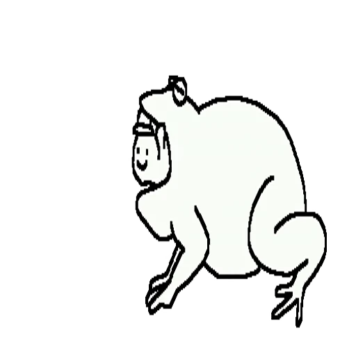 💩 Стикер «Crazy White» для Telegram