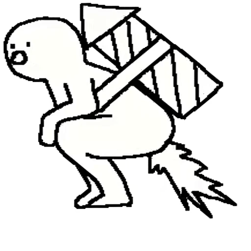 🥴 Стикер «Crazy White» для Telegram