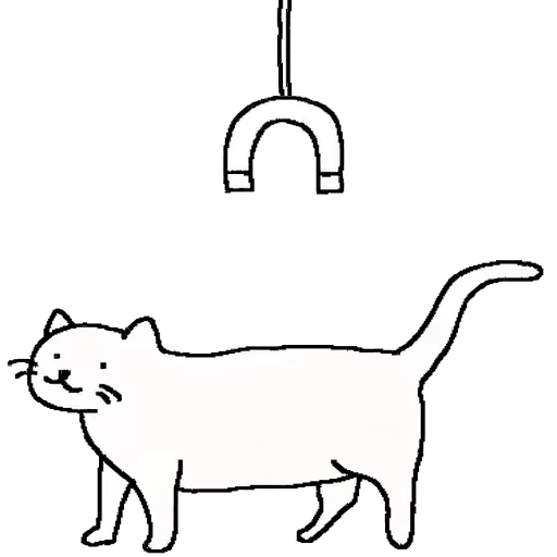 😺 Стикер «Crazy White» для Telegram