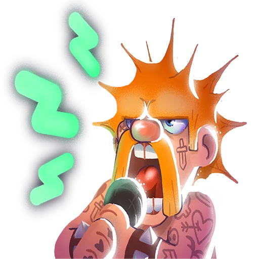 🎤 Стикер «Clash Royale banners» для Telegram