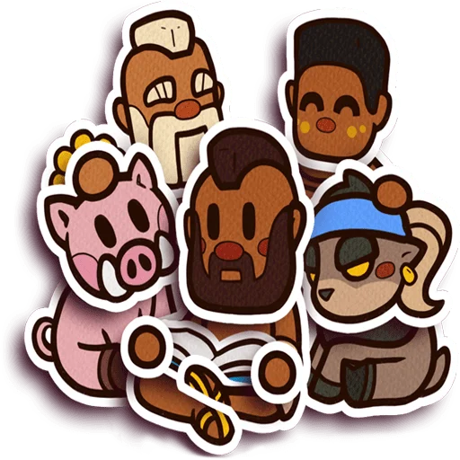 ❤️ Стикер «Clash Royale banners» для Telegram