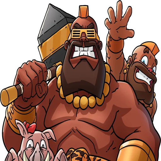 😌 Стикер «Clash Royale banners» для Telegram
