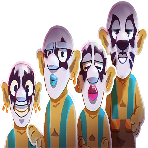 🐼 Стикер «Clash Royale banners» для Telegram