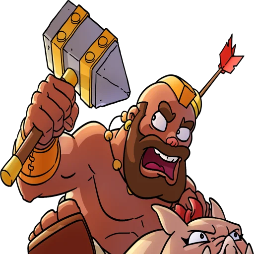 😵‍💫 Стикер «Clash Royale banners» для Telegram
