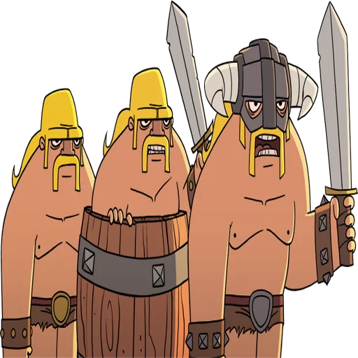 🥶 Стикер «Clash Royale banners» для Telegram