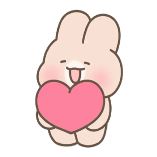 ❤️ Стикер «Bunnies» для Telegram