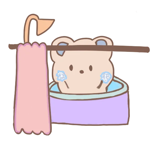 🛁 Стикер «Creartestudio Yoki Poki» для Telegram