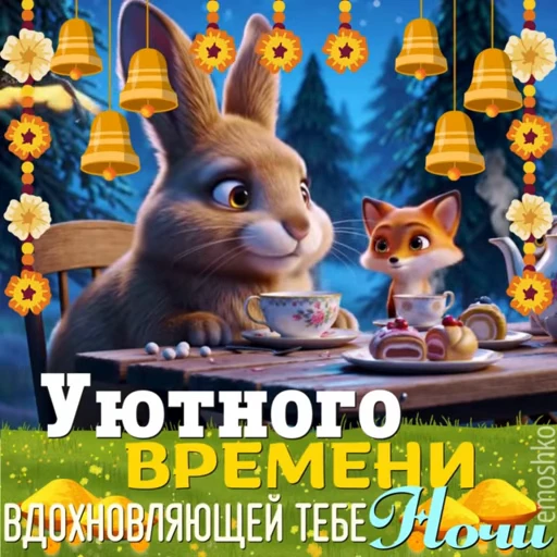 🌙 Стикер «Вечер и Ночь» для Telegram