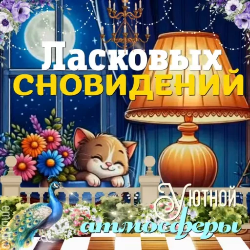 🦉 Стикер «Вечер и Ночь» для Telegram