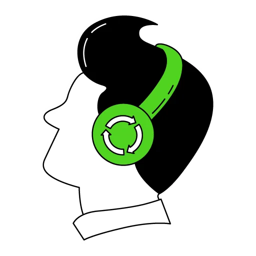 🎧 Стикер «CreativePeople» для Telegram