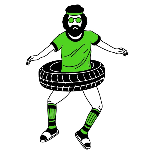 🤸 Стикер «CreativePeople» для Telegram