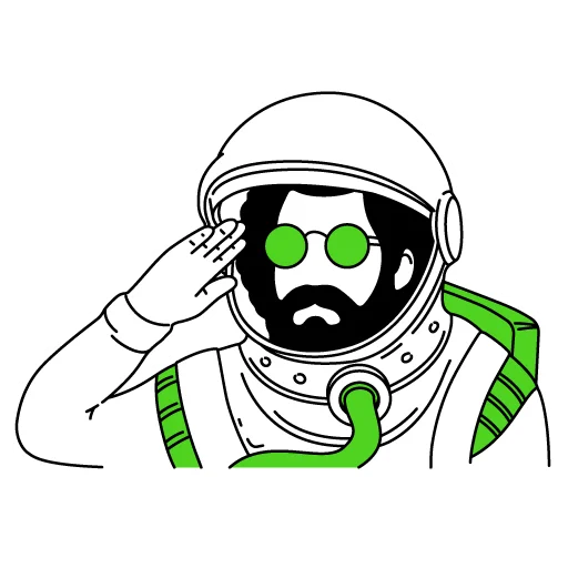 🧑‍🚀 Стикер «CreativePeople» для Telegram