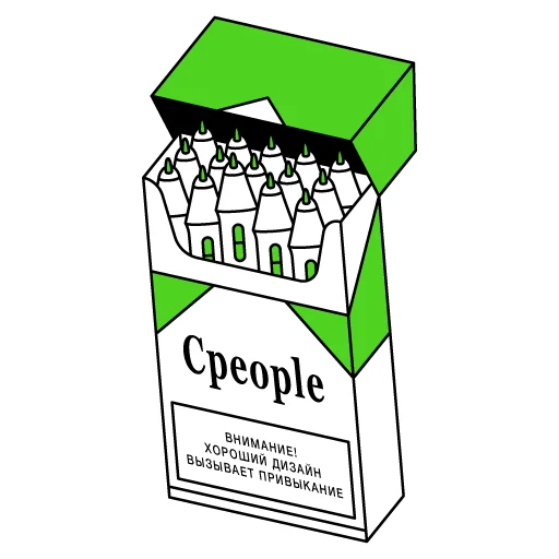🚬 Стикер «CreativePeople» для Telegram