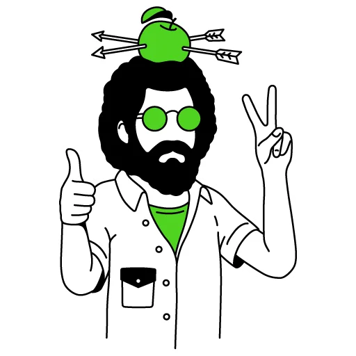 ✌ Стикер «CreativePeople» для Telegram
