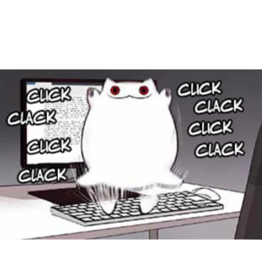 ⌨ Стикер «Creepy Cat» для Telegram