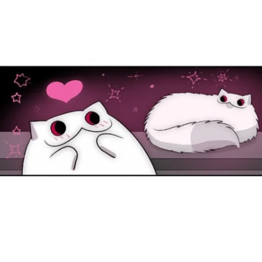 ❤️ Стикер «Creepy Cat» для Telegram