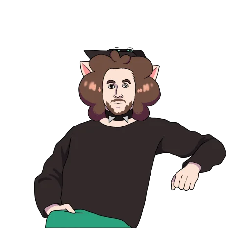🙂 Стикер «КрипиДура» для Telegram