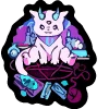 Стикерпак CREEPY but CUTE для Telegram