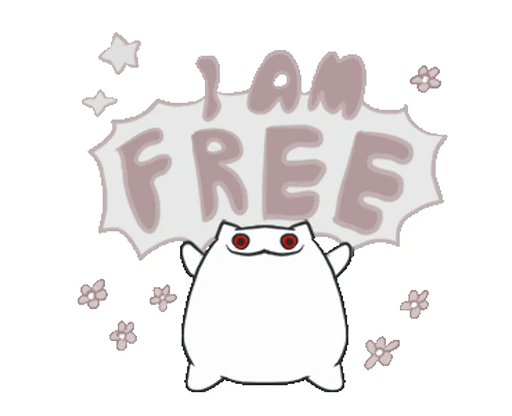 🥳 Стикер «Creepy Cat Animated» для Telegram