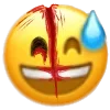 Стикер 7 𝗰𝗿𝗲𝗲𝗽𝘆 𝗲𝗺𝗼𝗷𝗶 𝗯𝘆
