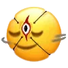 Стикер 38 𝗰𝗿𝗲𝗲𝗽𝘆 𝗲𝗺𝗼𝗷𝗶 𝗯𝘆