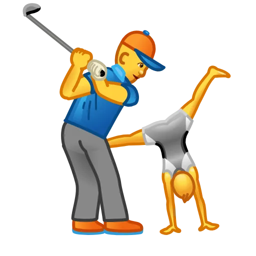 🏌‍♂ Стикер «Creepy Emojis» для Telegram