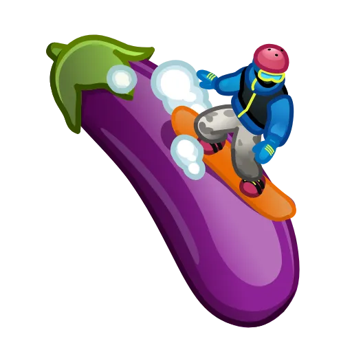 🍆 Стикер «Creepy Emojis» для Telegram