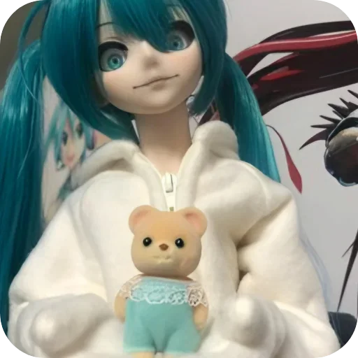 🧸 Стикер «Creepy Miku Doll» для Telegram