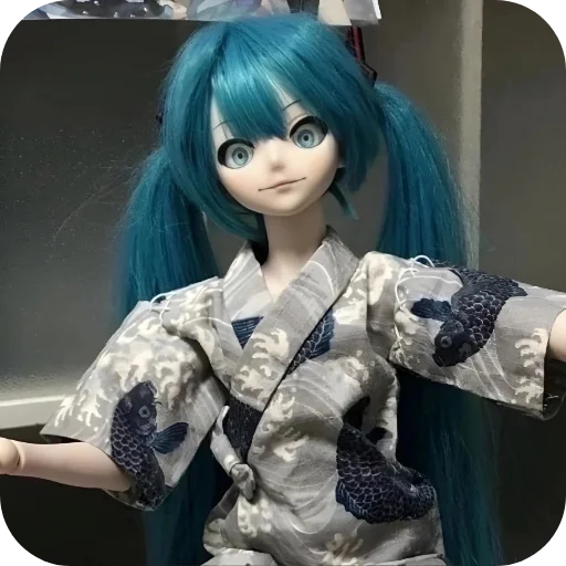 🤗 Стикер «Creepy Miku Doll» для Telegram