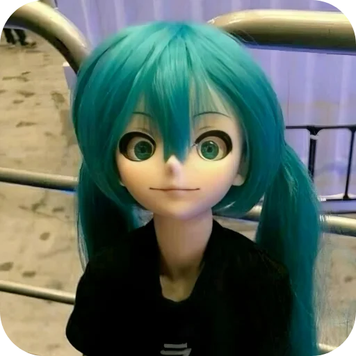 😇 Стикер «Creepy Miku Doll» для Telegram