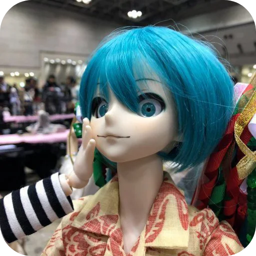 🫸 Стикер «Creepy Miku Doll» для Telegram