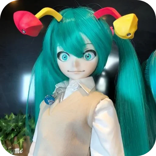 ‼ Стикер «Creepy Miku Doll» для Telegram