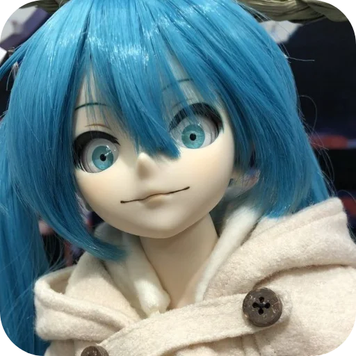 😽 Стикер «Creepy Miku Doll» для Telegram