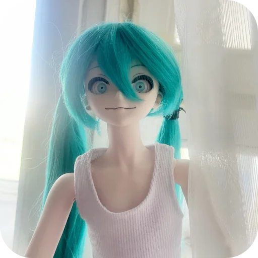 🧖‍♀ Стикер «Creepy Miku Doll» для Telegram