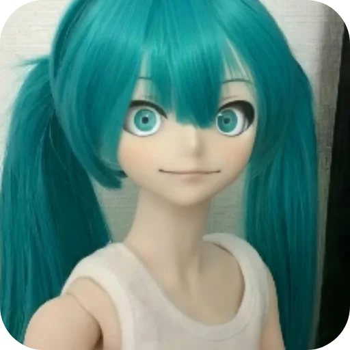 😼 Стикер «Creepy Miku Doll» для Telegram