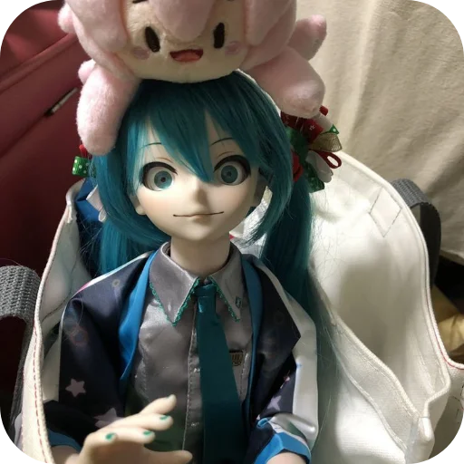 💕 Стикер «Creepy Miku Doll» для Telegram